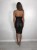 Alena black sequin opened back dress