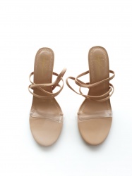 Aila nude strappy shoes