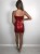 Ari red sequin mini dress