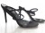 Aila black strappy shoes