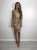 Alexis gold sequin opened back dress