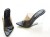Tilly black high wedge shoes