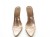 Tilly nude high wedge shoes