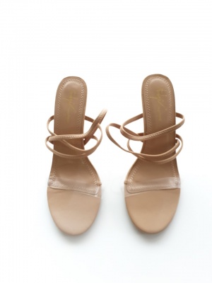 Aila nude strappy shoes - svlabel.com